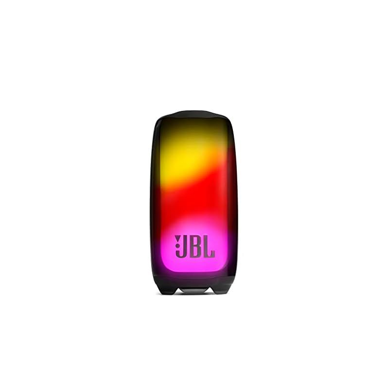 JBL PULSE 5 Bluetoothスピーカー USB C充電|IP67防塵防水|マルチカラーLED搭載|同軸2wayスピーカー ブラック JBLPULSE5BLK 0