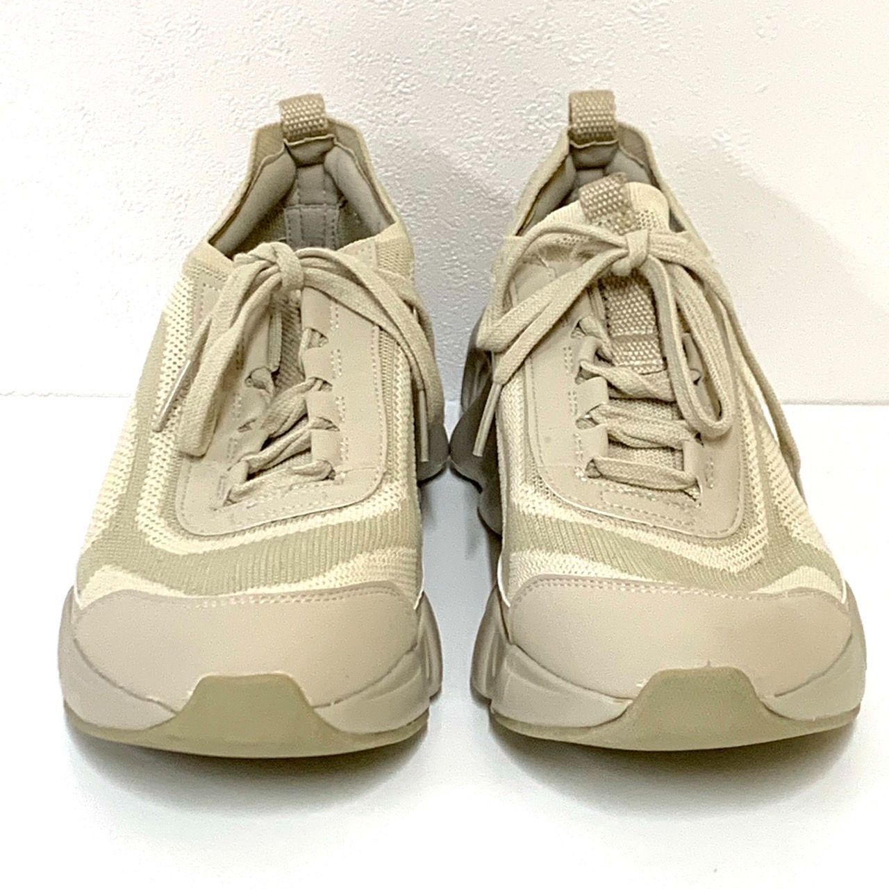 ZARA】ザラ/スニーカー/ベージュ系/44/28.5cm/ビッグサイズ