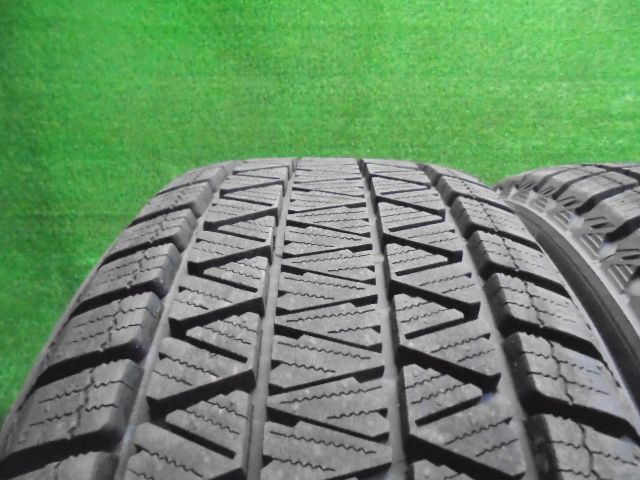 5FN624 N9 バリ山 イボ有 製 225 55R18 ブリヂストン ブリザック DM-V3 18インチスタッドレスタイヤ4本セット