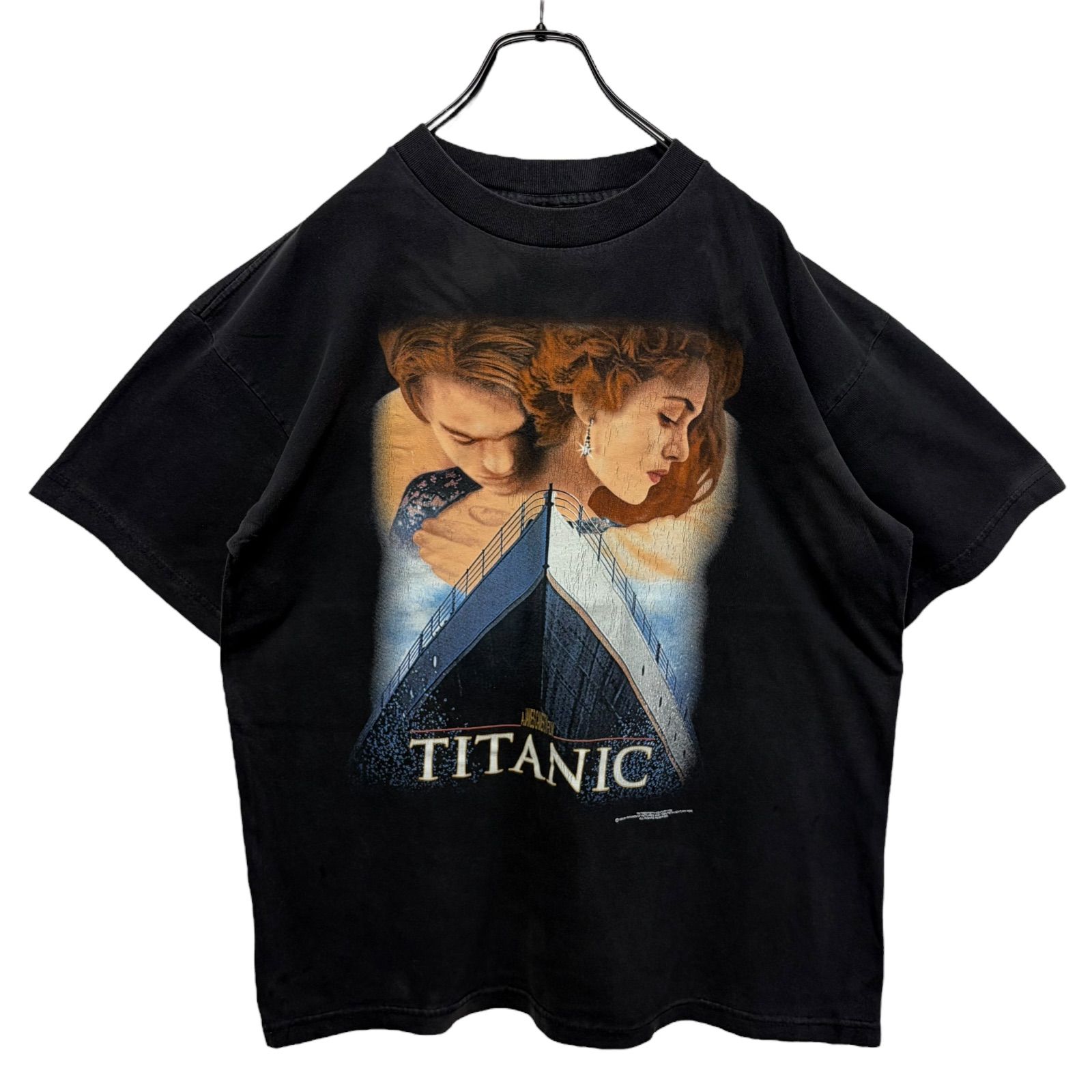 90s vintage TITANIC Print T-shirt Tee USA製 タイタニック Tシャツ 