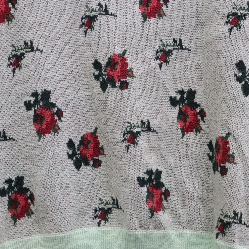 TTT_MSW (ティーモダンストリートウェア) 20AW FLOWER KNIT VEST 花柄 