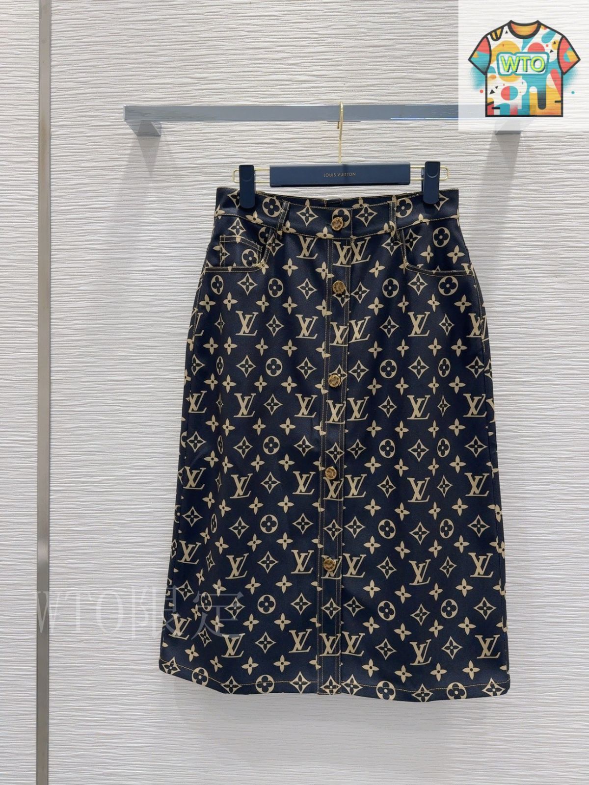 今日 Louis Vuitton 2025SS 新款ミッドスカート-3