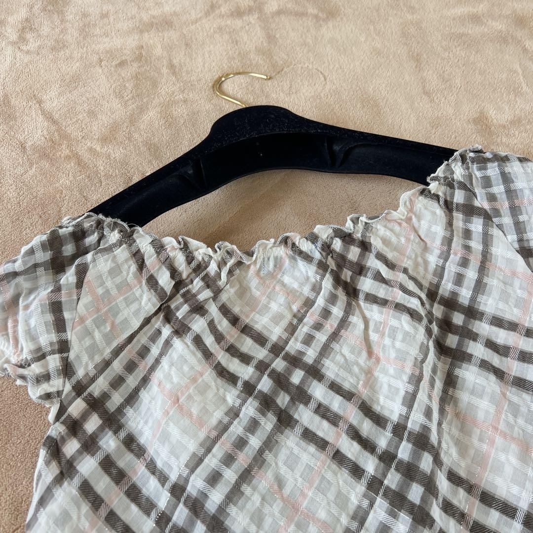 バーバリーブルーレーベル ノバチェック柄