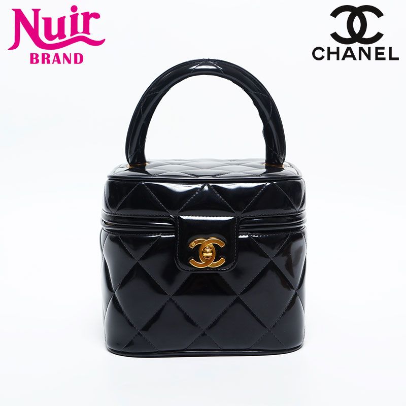 CHANEL シャネル ハンドバッグ 4番台 1994-1999 バニティ パテント  