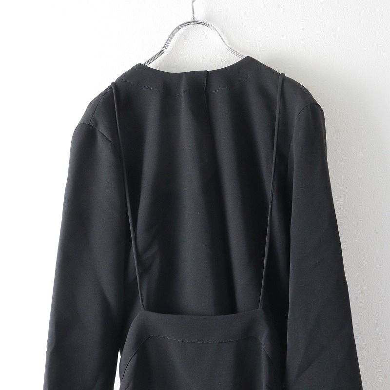 未使用 定価6.1万 2024SS アキコアオキ AKIKOAOKI Layered Apron Dress