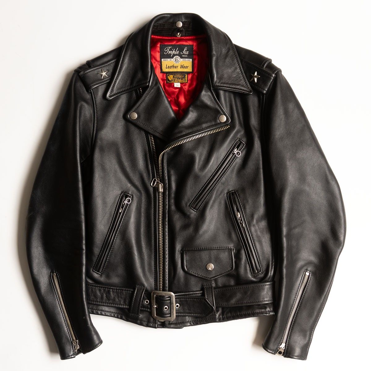 雰囲気抜群】666 triple six【ワンスター ステアハイド ダブル