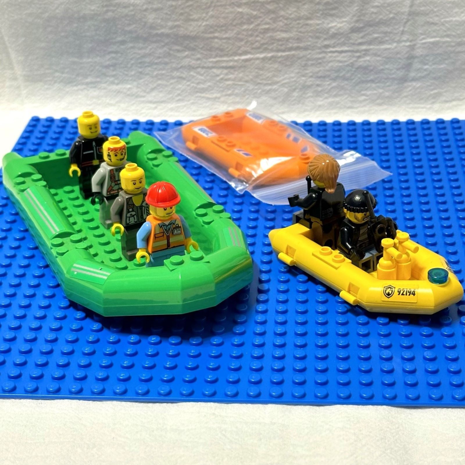 LEGO レゴ 乗り物系 中古 パーツ ボート ゴムボート ゴムボート12x6x2