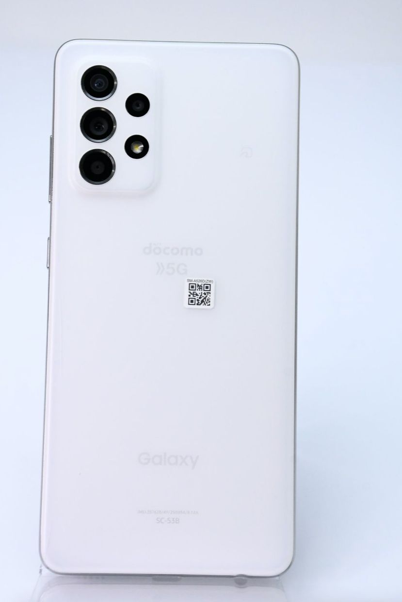 液晶美品】SIMフリー docomo Galaxy A52 5G SC-53B オーサムホワイト