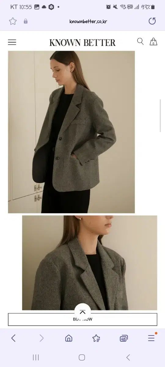 wool jacket_Gray