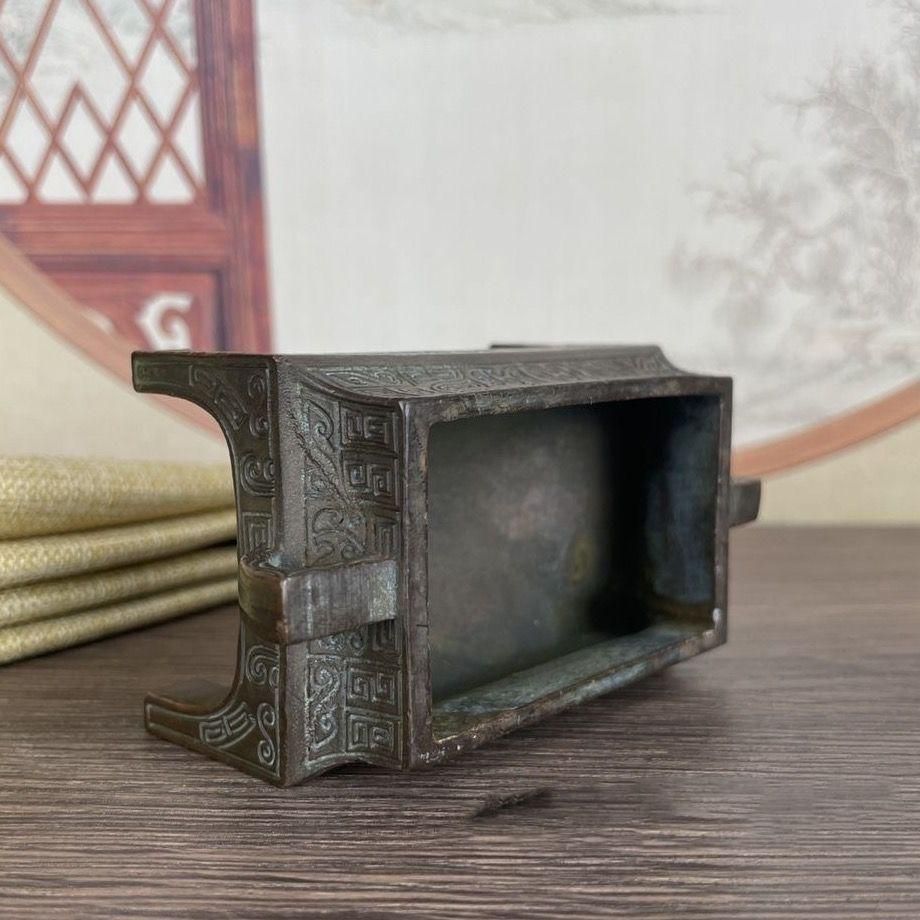 瑞獣三足鼎天子竜頭香炉 香道具 仏具 工芸品 美術品 置物 - メルカリ