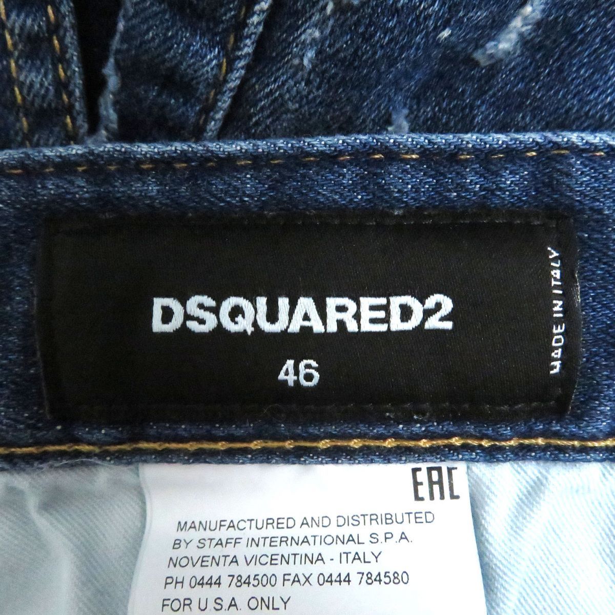 美品□18SS ディースクエアード S74LB0328 Regular Clement Jean