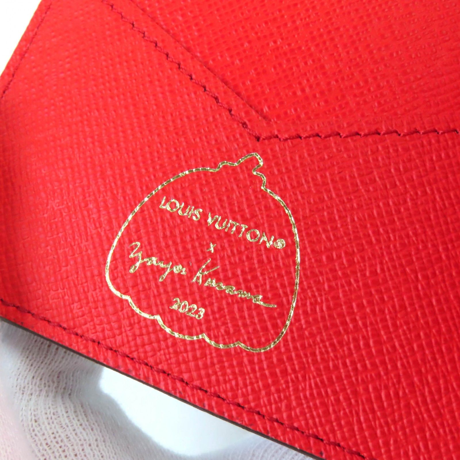  LOUIS VUITTON×Yayoi Kusama ルイヴィトン×草間彌生 NM M 81994 LV×YK クーヴェルテュール パスポール モノグラム マルチ ドット パスポートケース ブラウン 箱 保存袋付き フランス製 レディース パスポートケース カバー 旅行かばん 小分けバッグ