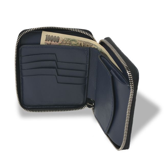 MAISON TAKUYA メゾンタクヤ 二つ折り ミニラウンドジップ 財布 N_TT5