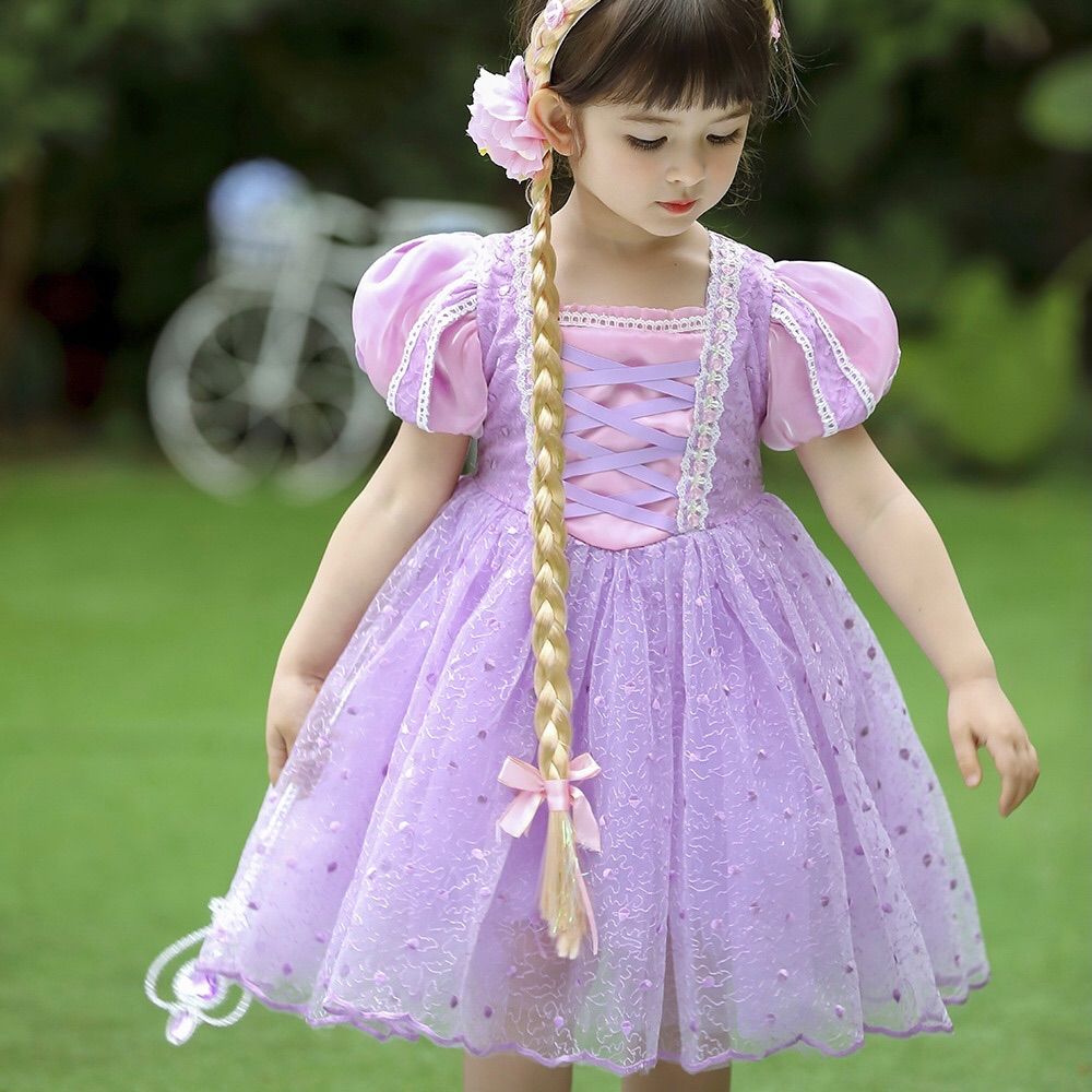 piisukekun_様専用 ラプンツェル風豪華プリンセス90ドレス