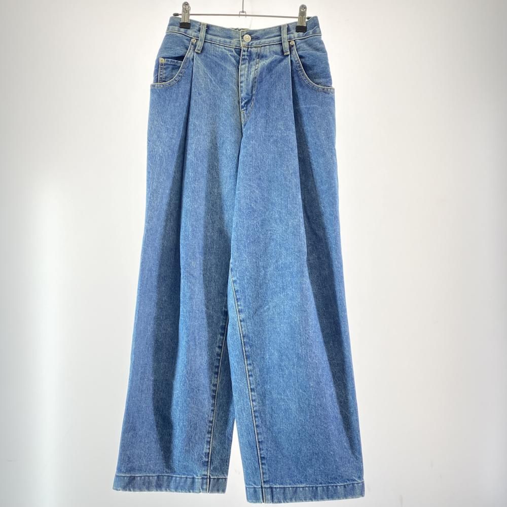 中古】NEON SIGN Wide denim slacks サイズ42 N0344-e ネオン
