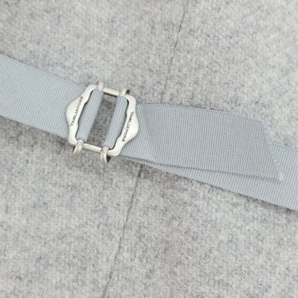 TAGLIATORE タリアトーレ グレー ジレ ベスト サイズ 48 新品】タリアトーレ TAGLIATORE ウールナイロン ジレベスト