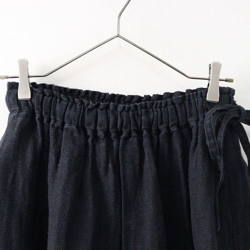 SALUE サルエ ヘリンボーン リネン ノーカラー ジャケット 1 SALUE サルエ ヘリンボーン リネン ノーカラー ジャケット 1