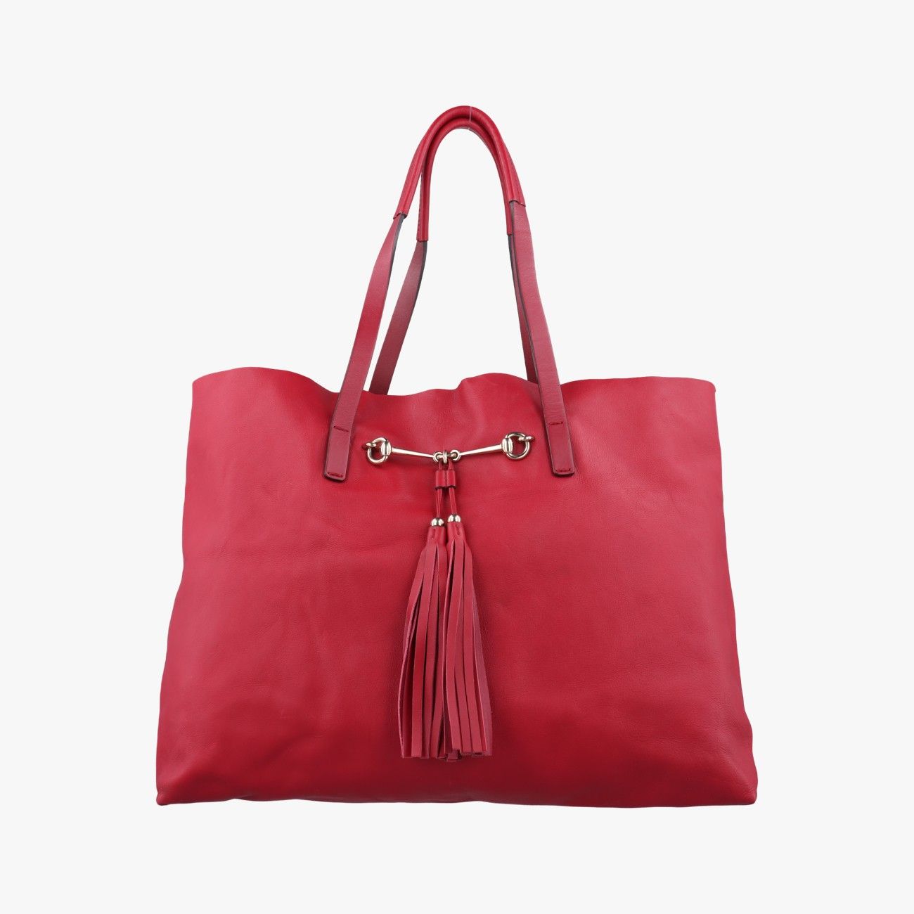 グッチGucciホースビット タッセルレッドレザー297007A013235042