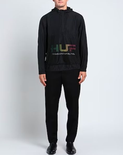 HUF】 ウインドブレーカーモデル 、フード付きジップ ブルゾン - メルカリ