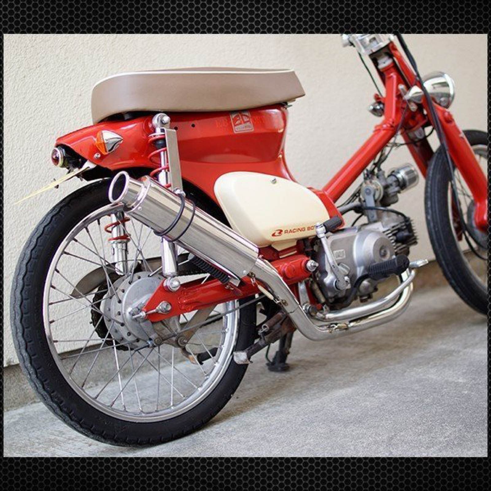 カブ 50 70 90 マフラー カスタムパーツ 交換 社外品 スーパー