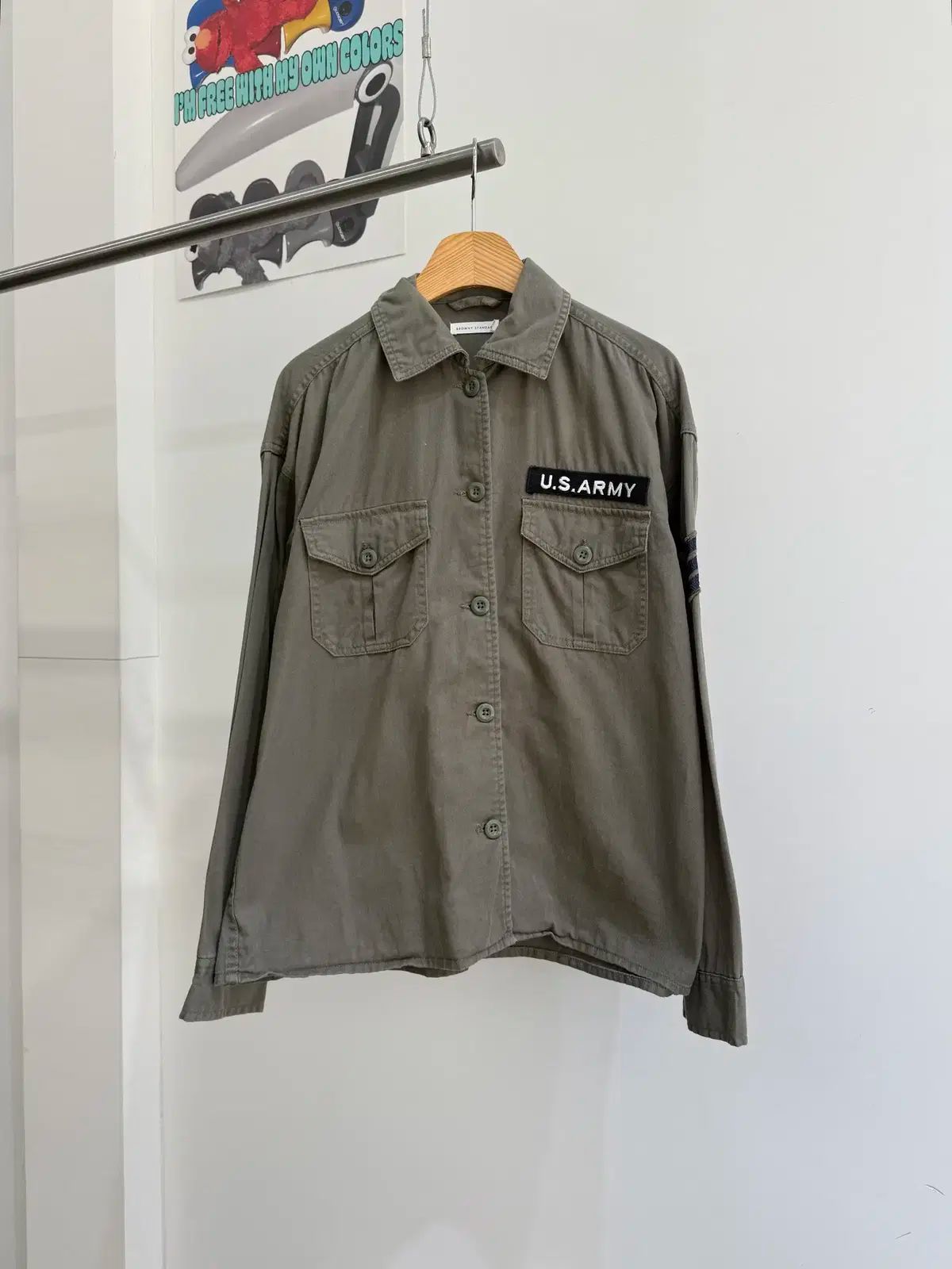 BROWNY STANDARD カーキ シャツ