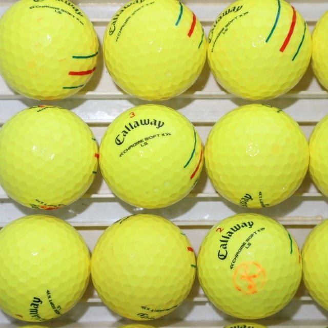 【S105】クロムソフト（X/LS)トリプルトラック 黄ロストボール 24球 クロムソフト（X/LS)トリプルトラック 黄ロストボール 24球 S105