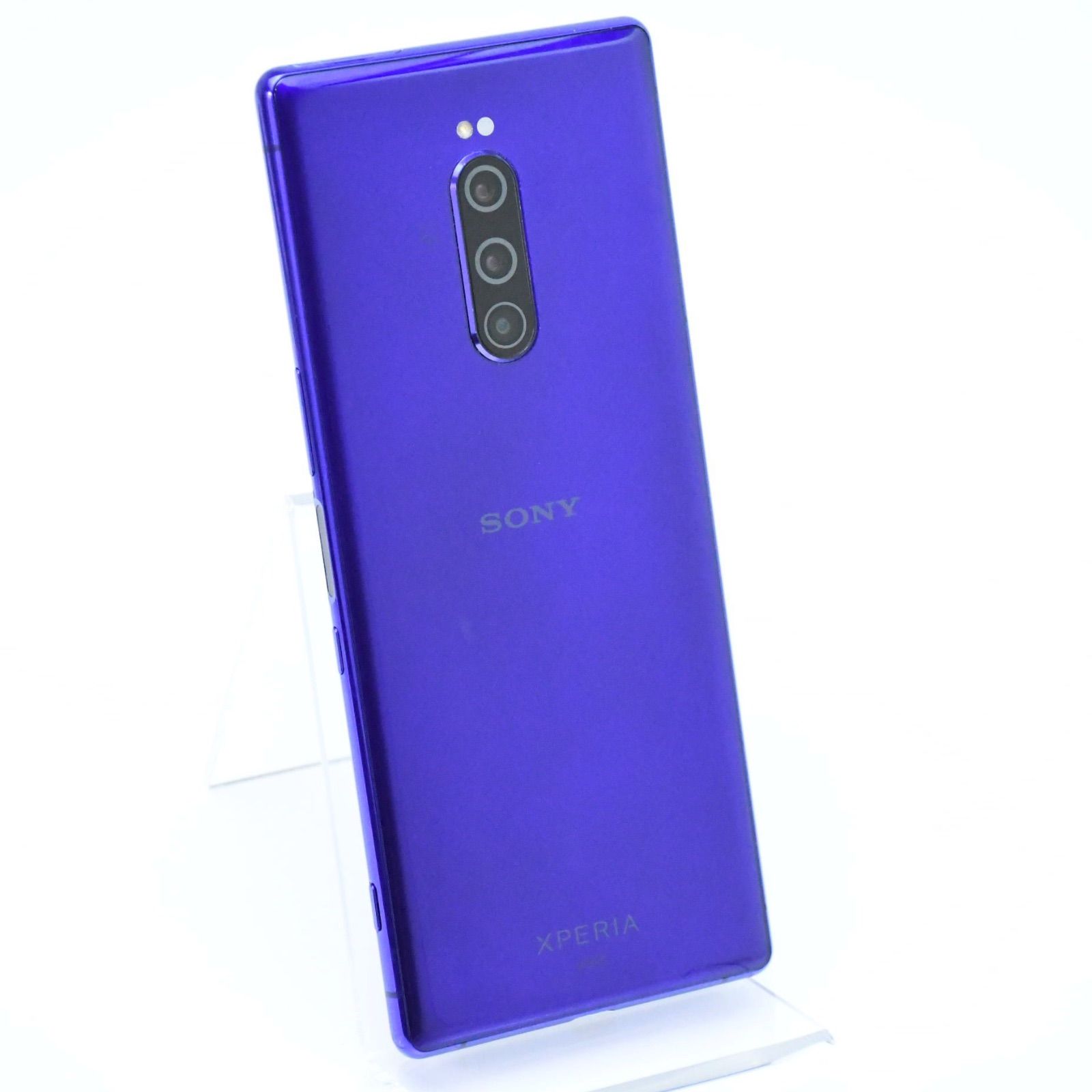 美品】au SIMフリー Xperia 1 SOV40 パープル - メルカリ