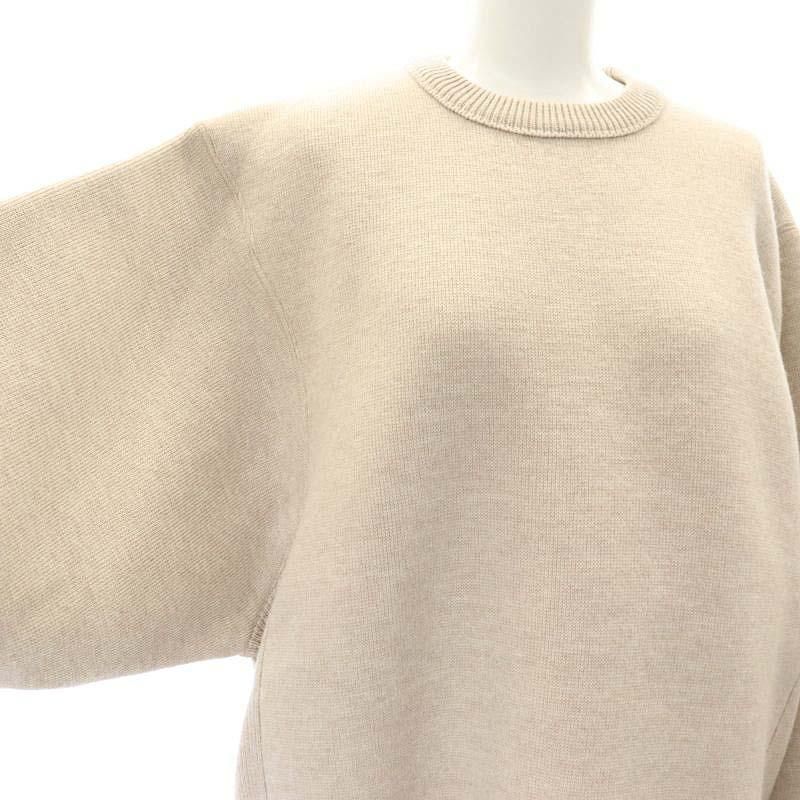 ベイジ LIEUCHZ ニットスウェット セーター 長袖 ウール 4 M ベイジ BEIGE LIEUCHZ ニットスウェット セーター 長袖 プルオーバー