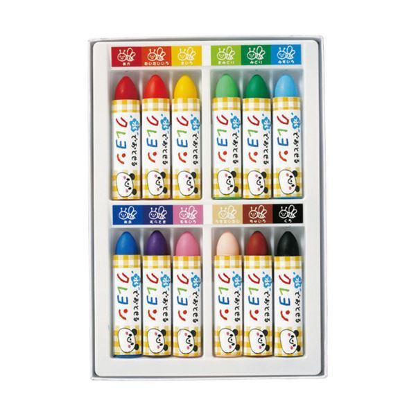 まとめ サクラクレパス 水でおとせるクレヨン12色 各色1本 WYL12 1パック ×10セット