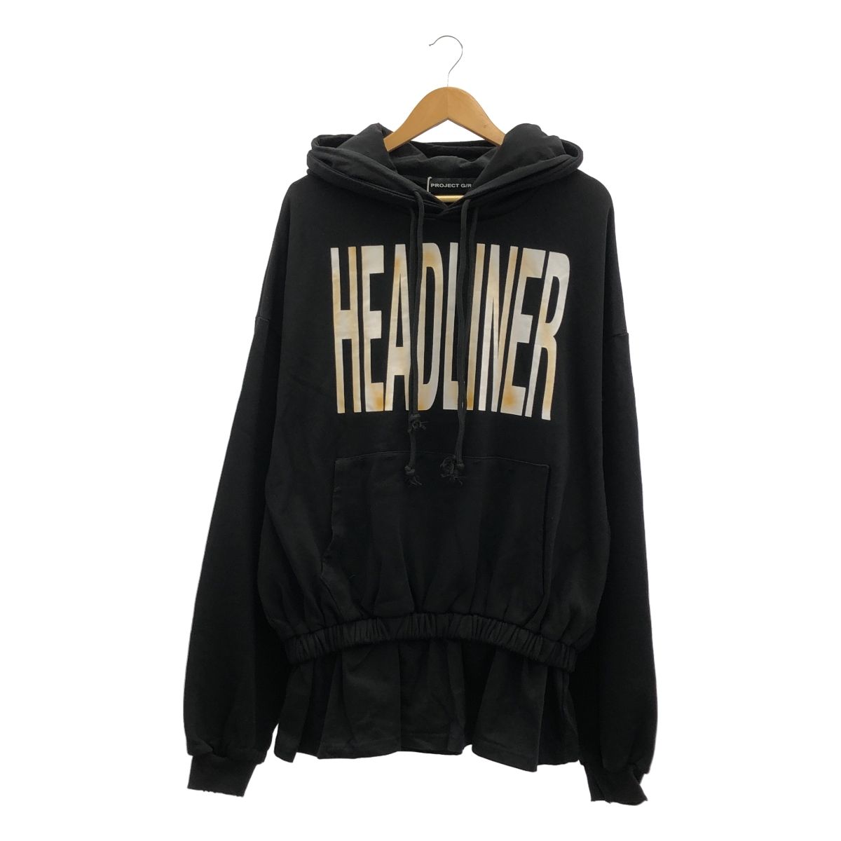 PROJECT G/R / プロジェクトジーアール | DOUBLE LAYERED HOODIE 