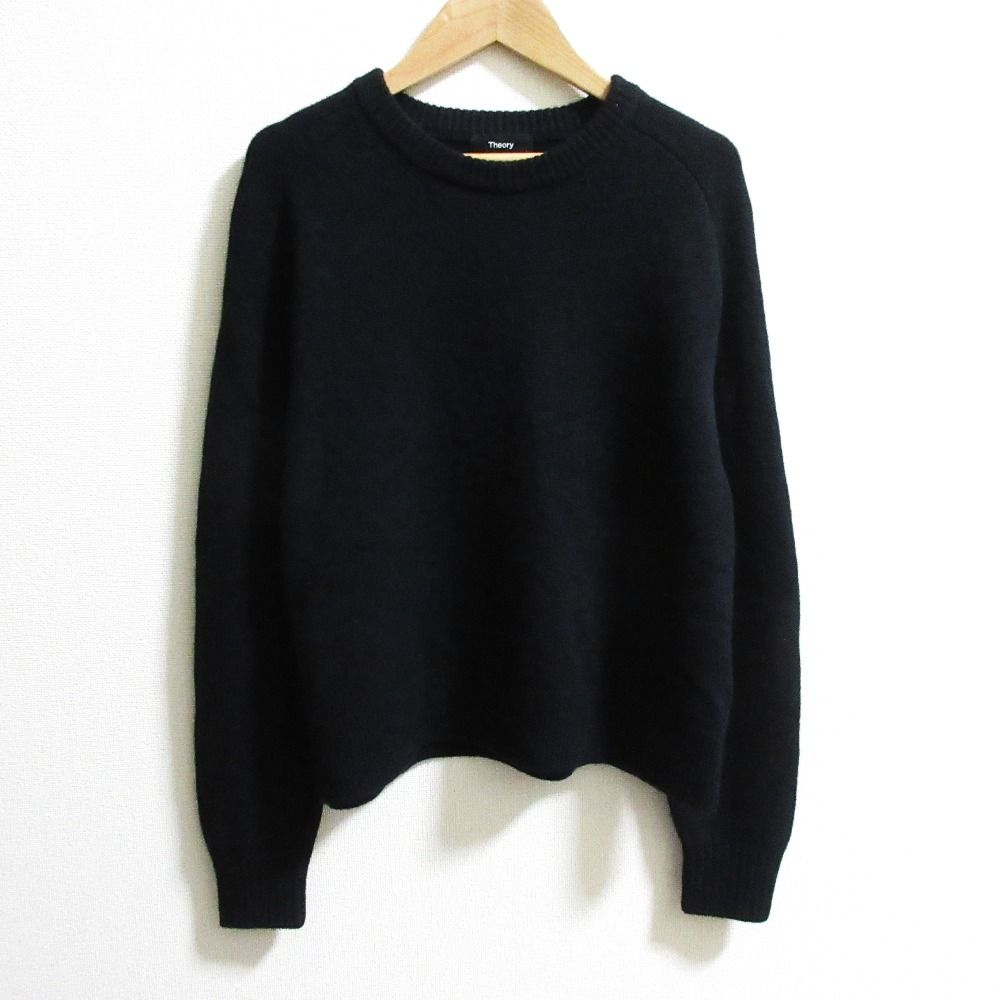 F921 美品 M セオリー 24AW カシミヤ混 フード ベスト レディース