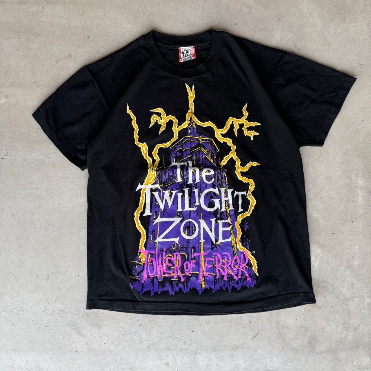 90s ヴィンテージ Disney ディズニー トワイライトゾーン タワーオブテラー Tシャツ 公式