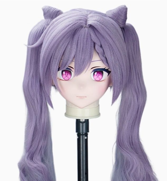 全頭マスク カツラ付き ロック付き コスプレ 変身 仮装 着ぐるみ