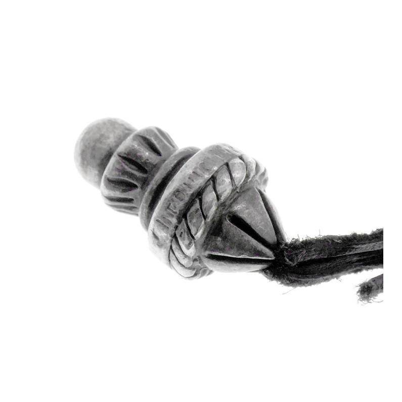 クロムハーツ　ボロチップ　レザーブレード　ネックレス　chrome hearts クロムハーツ CHROME HEARTS 【 LEATHER BRAID 】 ボロチップ