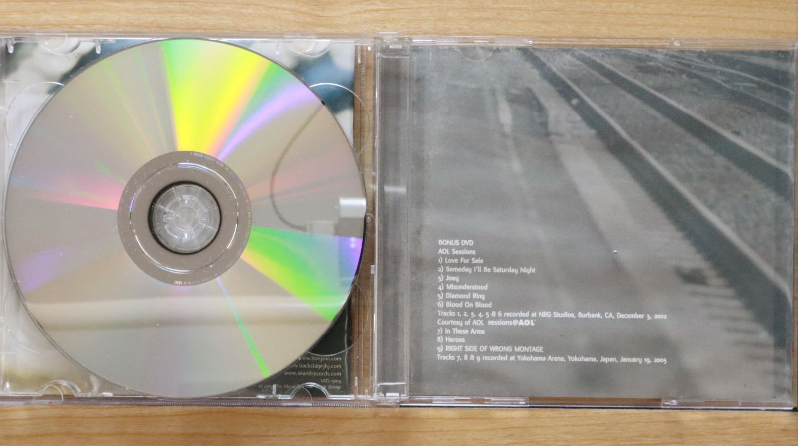 BON JOVIボン・ジョヴィ サイン付きCD 国内盤CD☆ボン・ジョヴィ/Bon Jovi□ ディス・レフト