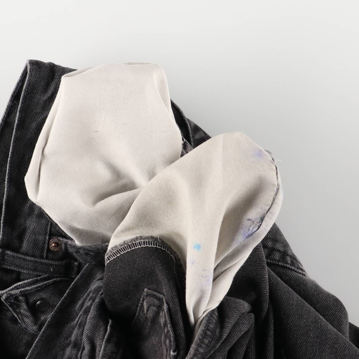 テーパードデニムパンツ カナダ製