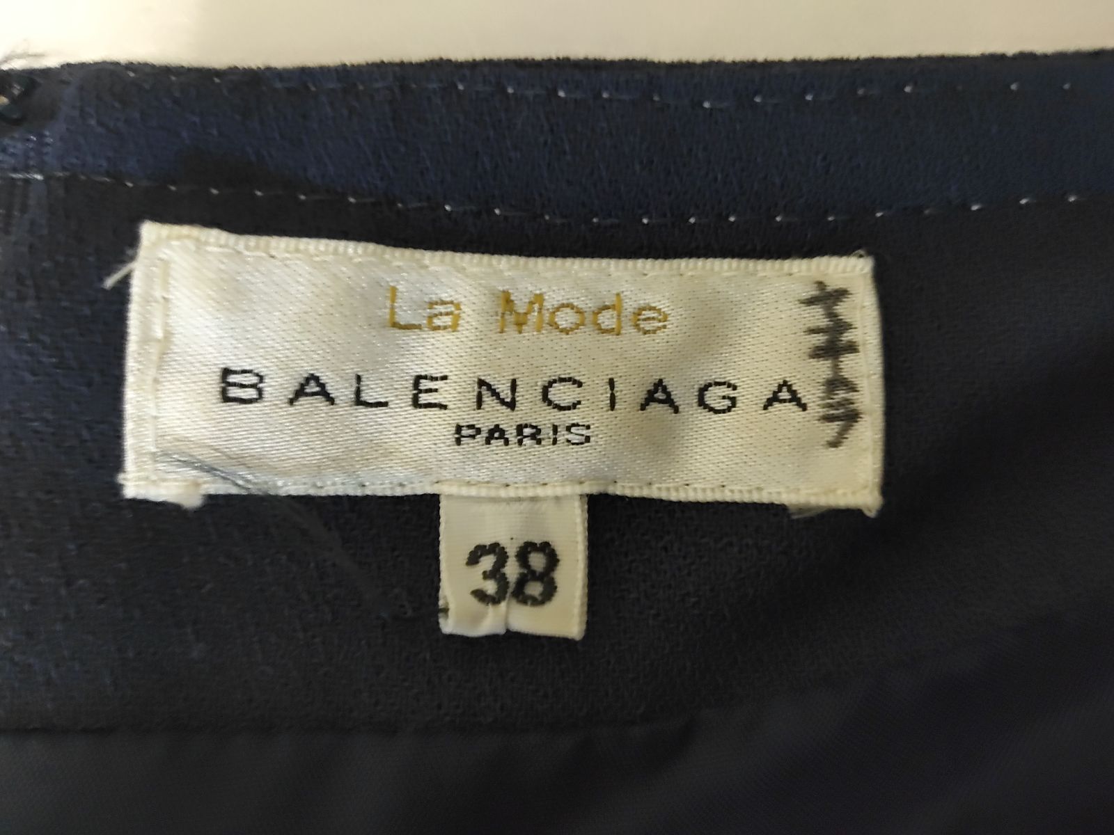 ●バレンシアガ半袖ワンピース/mo-A-215-6172-5.4 ○BALENCIAGA バレンシアガ半袖ワンピース/mo-A-215-6172-5.4