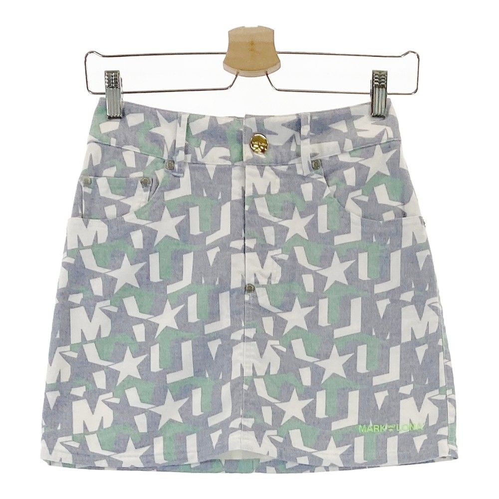 サイズ：36 MARK&LONA マークアンドロナ ストレッチスカート 総柄  