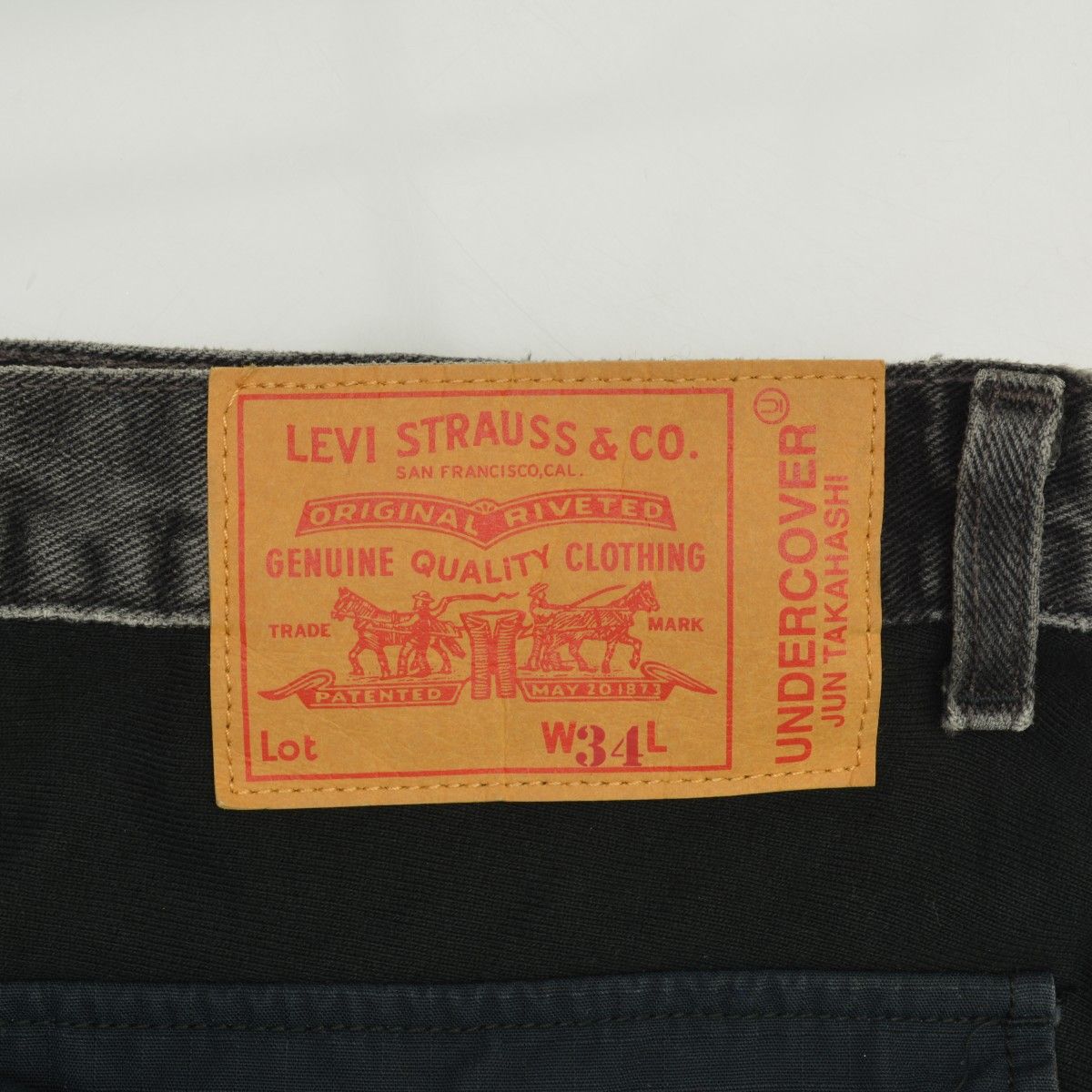 UNDERCOVER×LEVIS】22AW A5224-0001 ハイブリッドデニムスウェット  