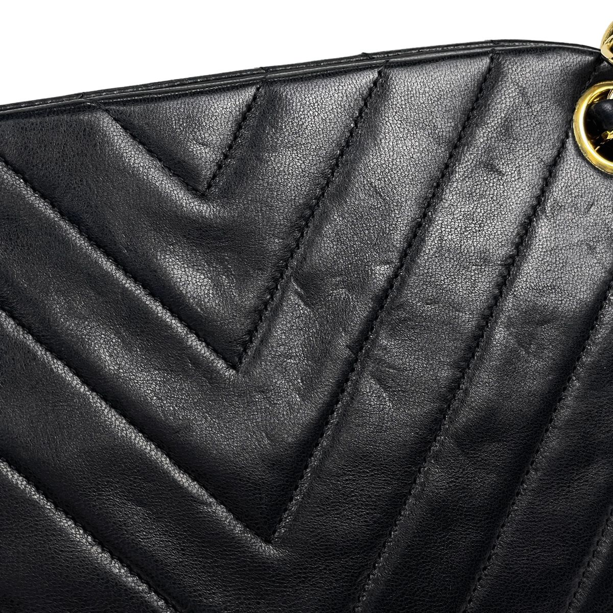 シャネル CHANEL Vステッチ チェーン ショルダーバッグ ココマーク CC