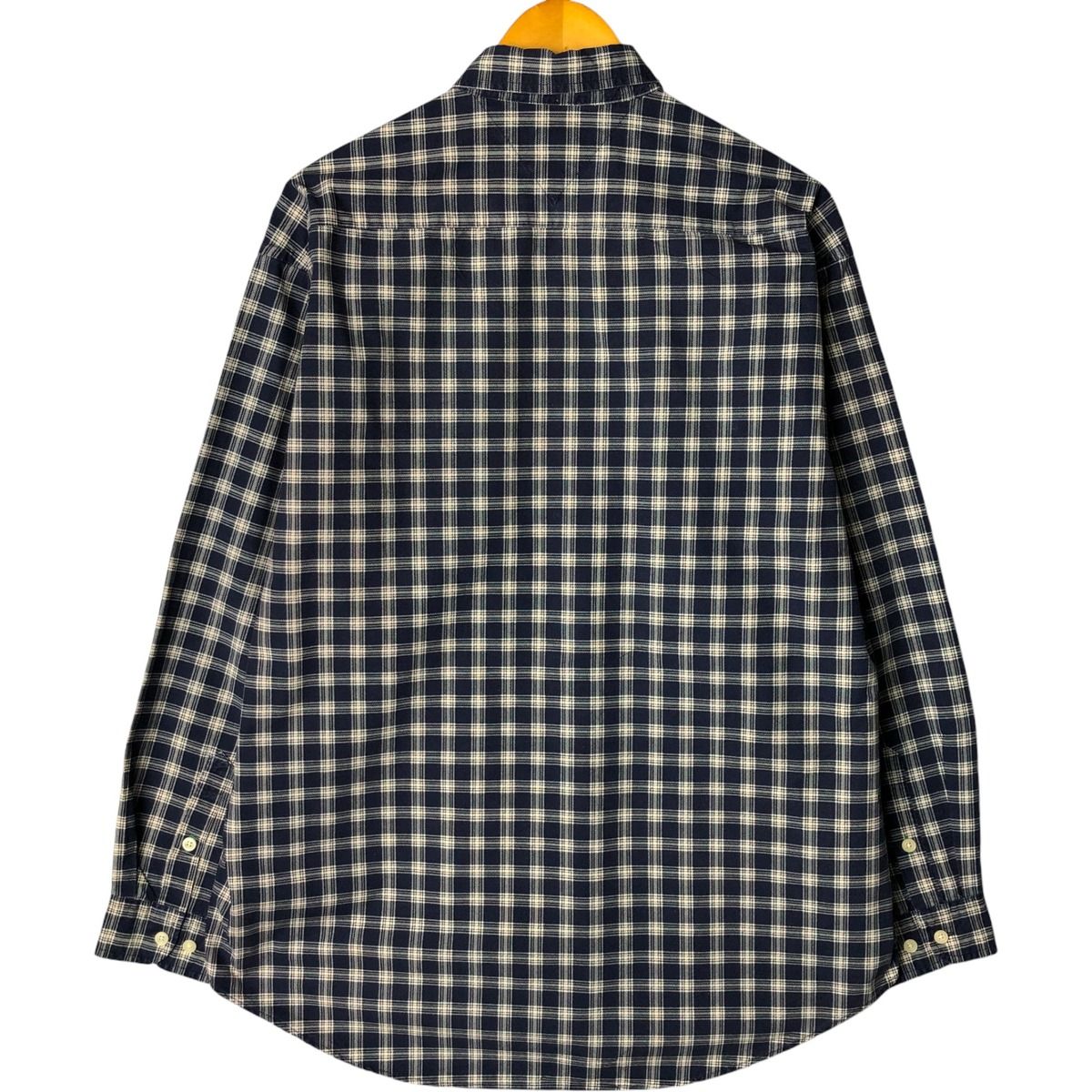 古着 90年代~ トミーヒルフィガー TOMMY HILFIGER 長袖 コットンチェックシャツ メンズL相当 ヴィンテージ/eaa578015