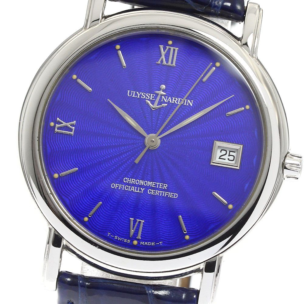 ユリス ナルダン Ulysse Nardin 133-77-9 サンマルコ クロノメーター 自動巻き メンズ保証書付き_911648
