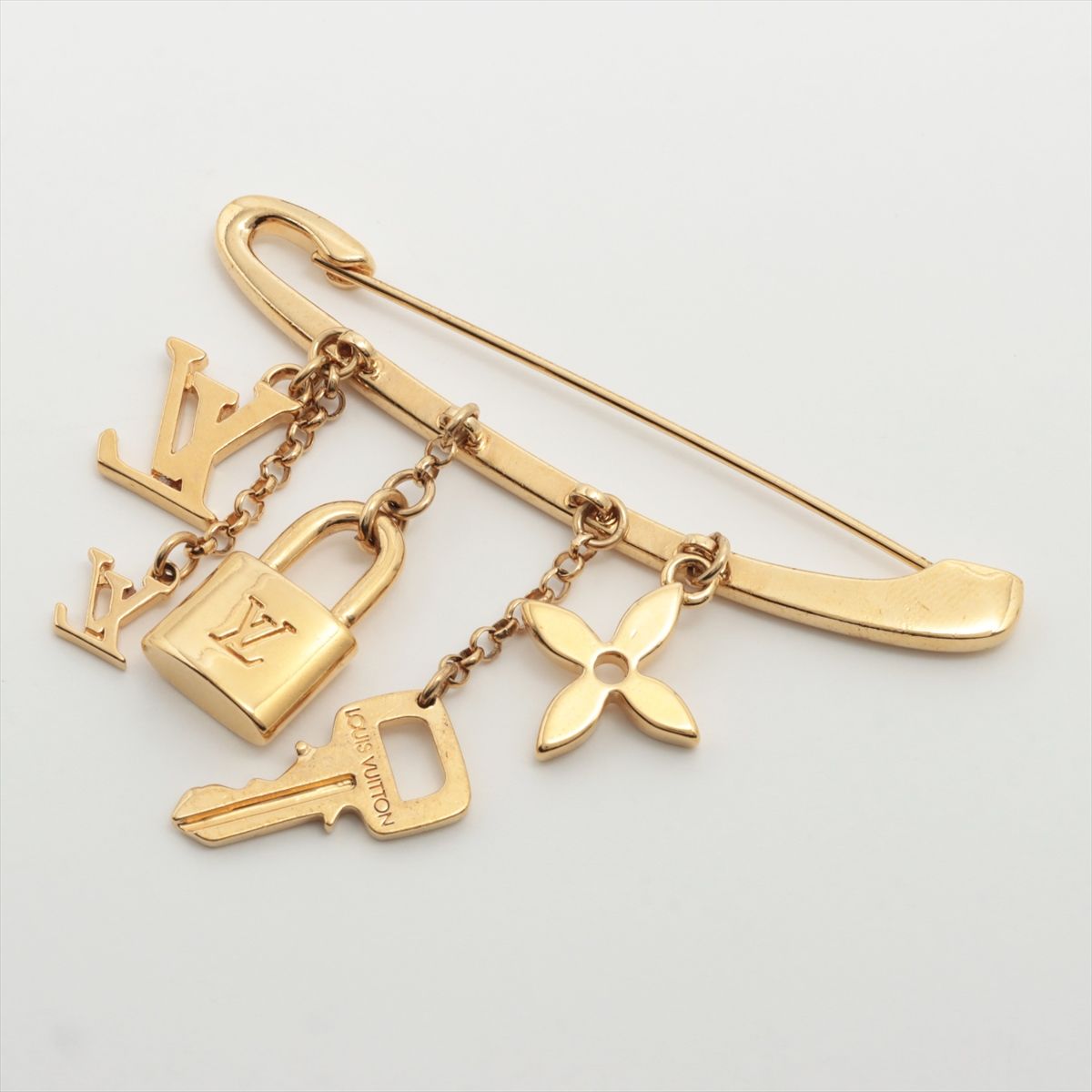 美品✨ルイヴィトン　ブローチ　ブロッシュ　エバングル　ヌリス　チャーム　シルバー 美品✨ルイヴィトンブローチブロッシュエバングルヌリスチャーム