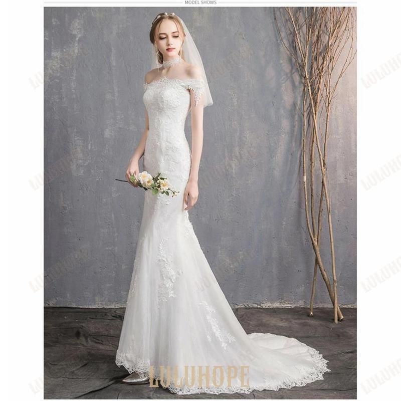 刺繍トレーンドレ