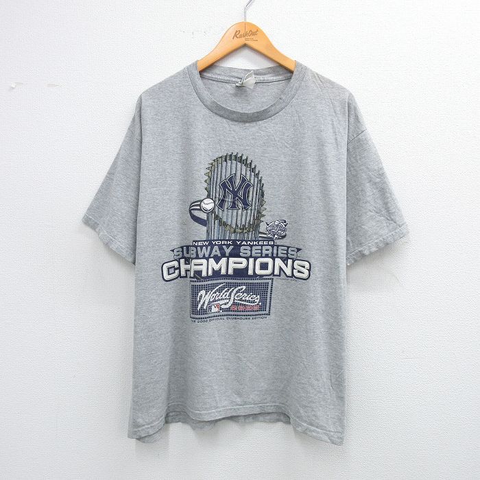00s Majestic MLB ヤンキース プルオーバー 半袖 20220519-5020-y87ldd.jpg