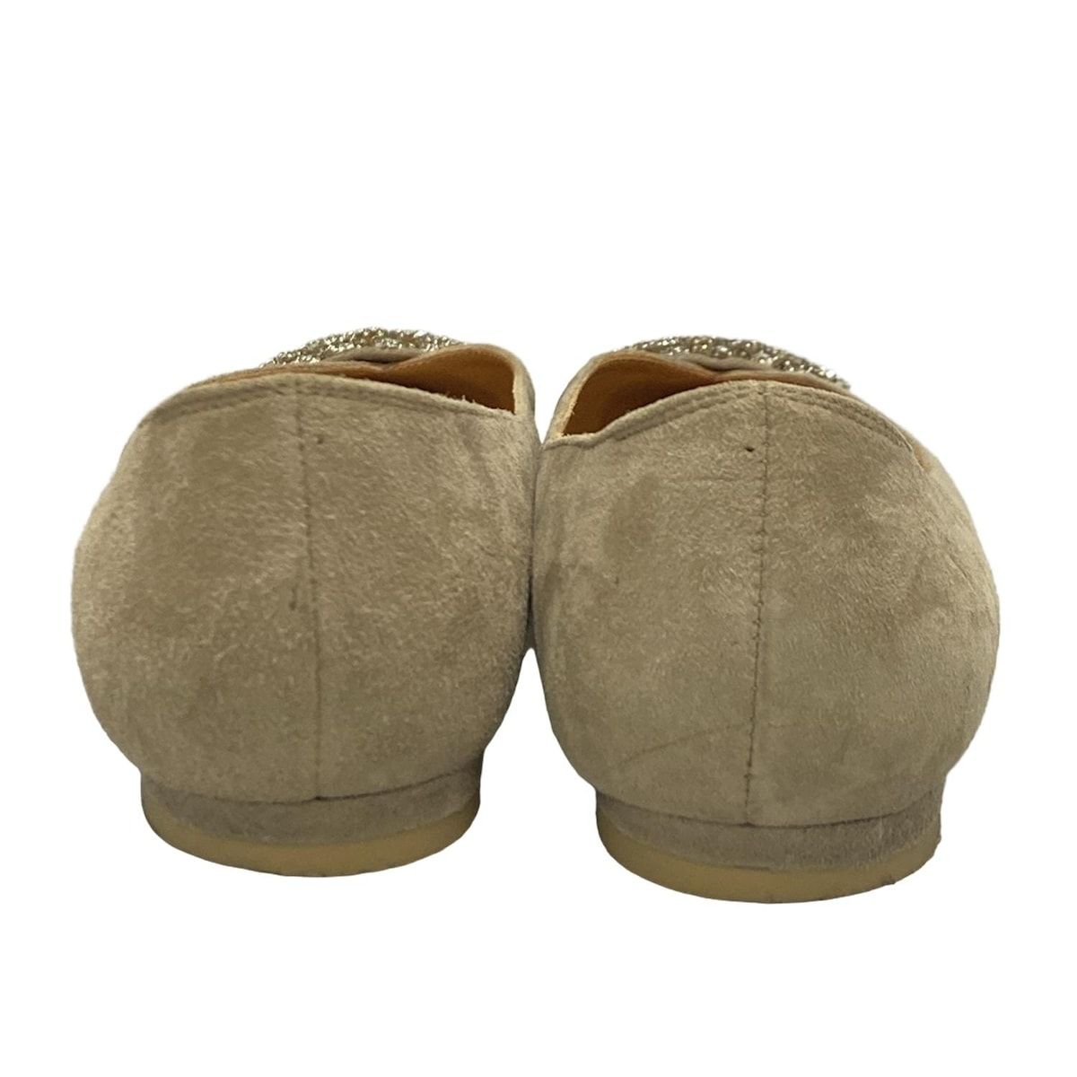 PIPPICHIC ベージュ フラットシューズ　38 pippichic(ピッピシック) フラットシューズ 38 レディース