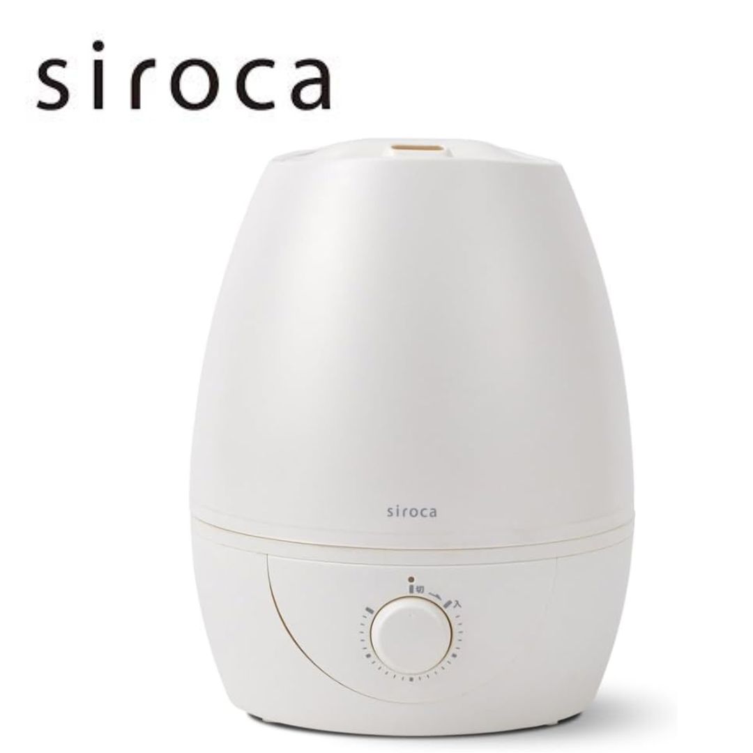 シロカ 加湿器 大容量 5L 超音波 SD-C113 ライトホワイト 新色 大容量5L 給水タンク分離 タンク抗菌加工