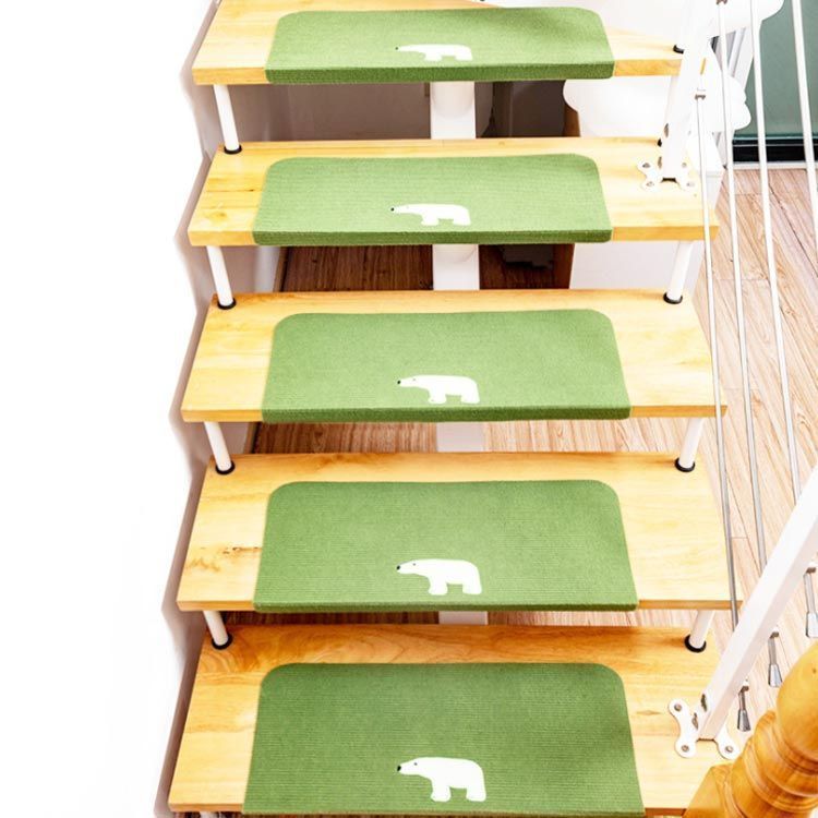 22cm防音マット蓄光式滑り止め階段敷き吸着マットキズ防止傷防止転倒防止ズレない階段カーペットマット