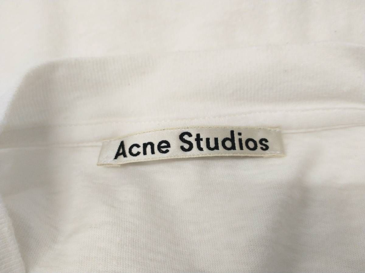 ☆【ACNE STUDIOS) 半袖Tシャツアクネストゥディオズ 半袖 T