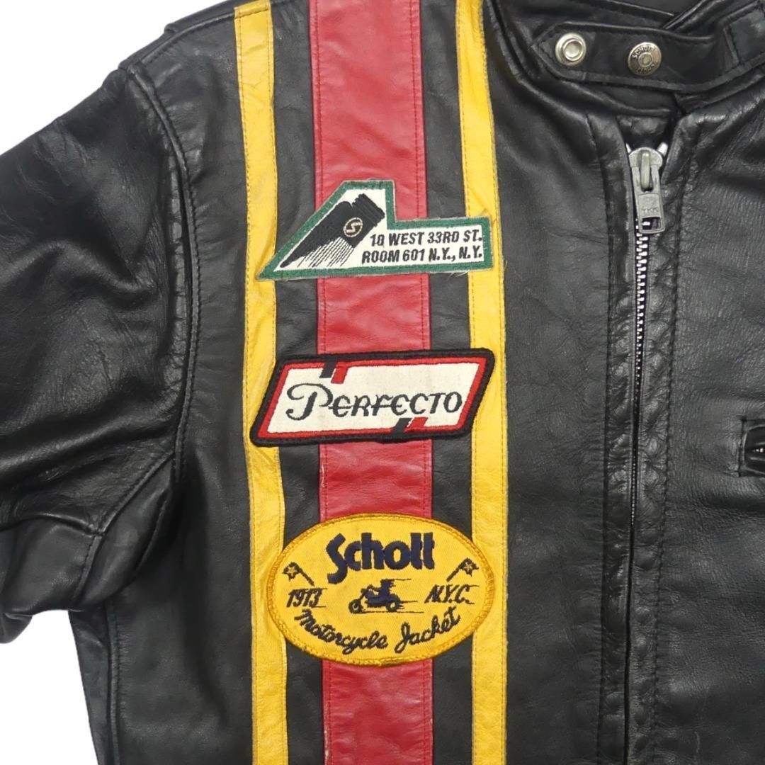 Schott 36 ショット S ライダースジャケット シングル HH9525 - メルカリ